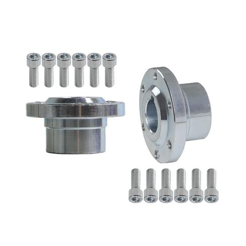 2pcs Go Kart Sprocket Hub, 20mm Bore, Hub Adapter for #35 Sprocket Hub Flange Adapter 6 Hole for Go Kart Mini Bike Dirft Trike DIY Go Cart Parts in Saudi Arabia