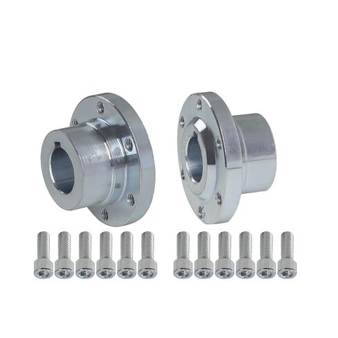 2pcs Go Kart Sprocket Hub, 20mm Bore, Hub Adapter for #35 Sprocket Hub Flange Adapter 6 Hole for Go Kart Mini Bike Dirft Trike DIY Go Cart Parts in Saudi Arabia