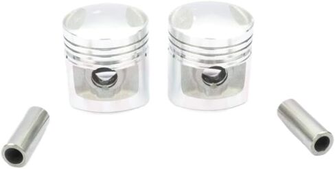 Motorcycle Piston Pin Clip Segment Set Engine Replacement Parts Compatible with CBT125 QJ125 CM125 CBT QJ CM 125 125cc 44mm 13mm in Kuwait