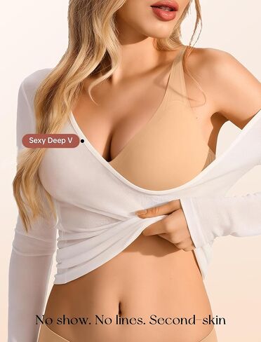2026 Jelly Bras for Women No Underwire Upgrade Wireless Deep V Seamless Push Up Plunge Comfortable Bralettes in Saudi Arabia