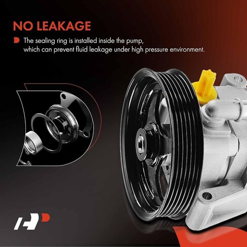 A-Premium Power Steering Pump with Pulley, Compatible with Jaguar XF 2009-2010, XK 2007-2009, XK8 2003-2006, XKR 2003-2009, Super V8 2005-2009, XJ8 & XJR & Vanden Plas 2004-2009, V8 4.2L Engine in Saudi Arabia