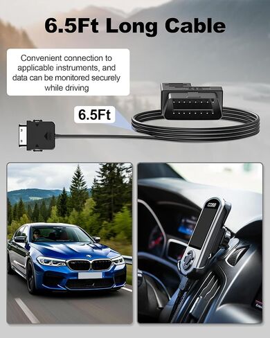 OBD2 OBDII Cable Adapter for Access Port Compatible with Cord V3 Sub-aru Ford VW WRX STI Focus BMW Evo, OBDII Power Cable for All Cars That use V3 Accessports OBD2 Diagnostic Cable in Saudi Arabia
