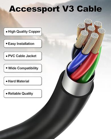 OBD2 OBDII Cable Adapter for Access Port Compatible with Cord V3 Sub-aru Ford VW WRX STI Focus BMW Evo, OBDII Power Cable for All Cars That use V3 Accessports OBD2 Diagnostic Cable in Saudi Arabia