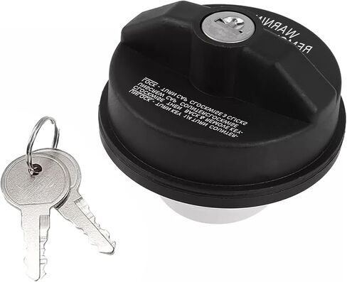 قفل خزان الوقود بغطاء الغاز مع غطاء قفل المفتاح متوافق مع 4Runner Silverado 1500 2500 3500 Nissan GMC Buick استبدال #10504 77300-47020 لخزان الوقود in Kuwait