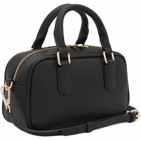 FashionPuzzle Mini PU Leather Satchel Purse Top Handle Crossbody Bag in Kuwait