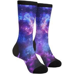 جوارب Giinly Galaxy Stars Constellation Astronomy Socks الجدة المضحكة للطاقم، هدايا مجنونة للرجال والنساء in Kuwait