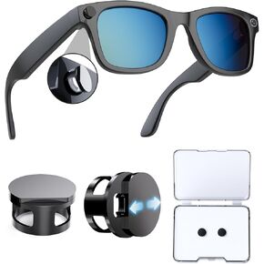 2PCS LED Light Cover for Ray-Ban Meta Glasses, Light Blocker Covers Compatible with RayBan Meta Wayfarer, Skyler, Oakley, Headliner Accessories, Blackout LED Blocking Cover for Meta Glasses in Kuwait