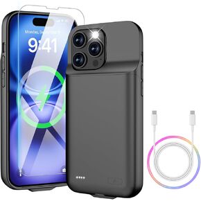 Battery Case for iPhone 16 Plus Black in Kuwait