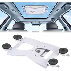 GADFISH Starlink Mini Mount for Roof - 4 Adjustable & Washable Suction Cup Holder, Anti-Gravity Car/RV Glass Mount for Camping, Outdoor Travel & Signal Reception, White in Kuwait