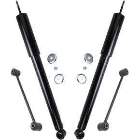 ديترويت المحور - قضبان التأثير الخلفية للصدمات RWD لـ 2006-2019 دودج تشارجر، 05-19 كرايسلر 300، 11-19 تشالنجر كاملة 2 ممتص الصدمات 2 قضبان التأثير للصدمات البديلة in Kuwait