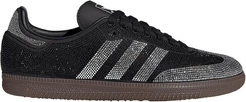 adidas Originals Samba OG Womens Sneaker (Black Rhinestone Silver, 6.5) in Saudi Arabia
