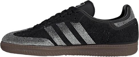 adidas Originals Samba OG Womens Sneaker (Black Rhinestone Silver, 6.5) in Saudi Arabia