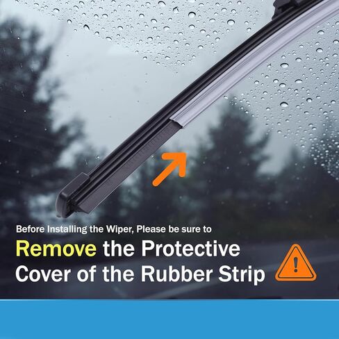 شفرات ممسحة الزجاج الأمامي لسيارة فورد رينجر 2024 2025 - مجموعة مساحات أمامية مقاس 25 بوصة + 17 بوصة مكونة من قطعتين، طقم استبدال شاحنة شفرة شعاع شديدة التحمل في جميع الأحوال الجوية in Kuwait