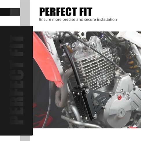 طقم مبرد زيت المحرك NICECNC متوافق مع Honda XR650L 1993-2025، مشعاع ألومنيوم مع طلاء مضاد للتآكل، ترقية تبريد عالية الأداء لمبرد زيت الدراجات النارية in Saudi Arabia