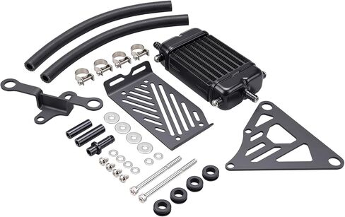 طقم مبرد زيت المحرك NICECNC متوافق مع Honda XR650L 1993-2025، مشعاع ألومنيوم مع طلاء مضاد للتآكل، ترقية تبريد عالية الأداء لمبرد زيت الدراجات النارية in Saudi Arabia