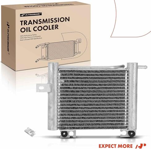 A-Premium Transmission Oil Cooler Compatible with Toyota Tundra 2004-2006, Sequoia 2001-2007, 4.0L 4.7L Replace# 3291034010, 3291034020 in Saudi Arabia