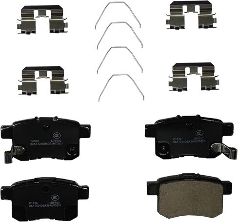 D1451 وسادات الفرامل الخلفية من السيراميك لـ Acura TSX 2009-2014 | لهوندا أكورد 2008-2017 in Kuwait