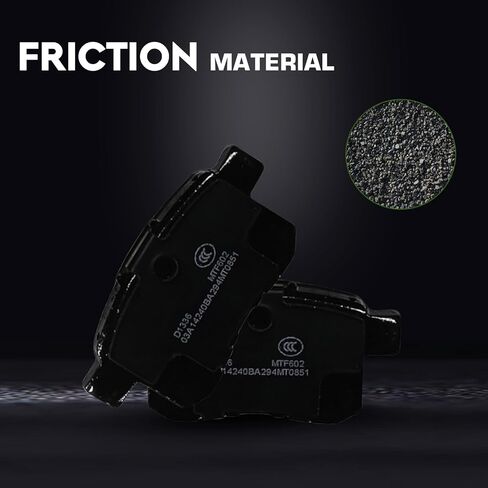 D1451 وسادات الفرامل الخلفية من السيراميك لـ Acura TSX 2009-2014 | لهوندا أكورد 2008-2017 in Kuwait