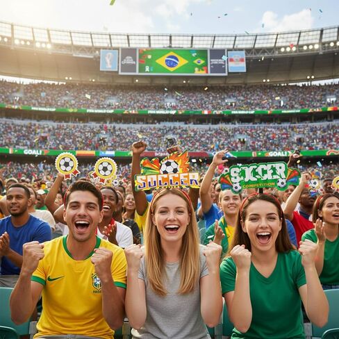 8 عبوات من عصابات رأس كأس العالم 2026، أغطية رأس تحت عنوان كأس العالم، ملحقات زينة بضائع كرة القدم، هدايا رائعة لمحبي كرة القدم، أربطة شعر لكرة القدم، ملحقات شعر رياضية يومية للنساء والرجال in Saudi Arabia
