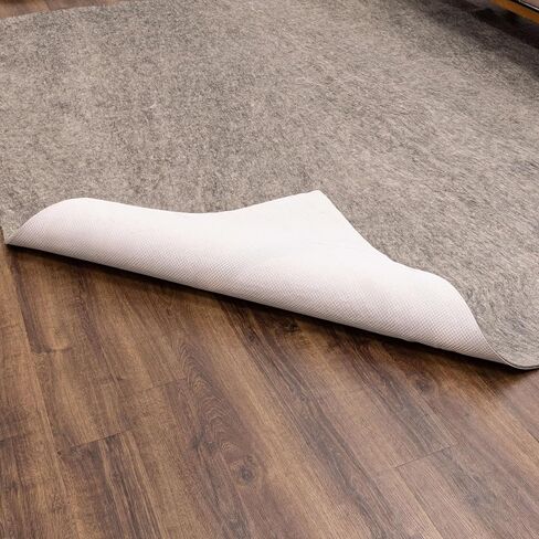 Premium 8' x 10' - 1/4" Rug Pad Gripper - Felt Cushion + Rubber Non-Slip Grip - Adds Comfort Underfoot and Flooring Protection in Saudi Arabia