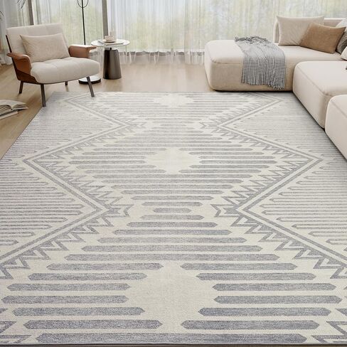 Boho Beige 5x7 Area Rugs Textured Tufted Rugs for Living Room Bedroom Nursery Rug-Carpet Washable Brown Neutral Modern Aztec Rug in Saudi Arabia