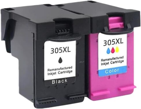 Compatible with 305XL Ink Cartridge Universal Fit for 305 XL DeskJet 2710 2730 2720 4110 4120 4130 4134 2320 6020 6022 6030 6032 Printer Aftermarket Replacement(2SET) in Saudi Arabia