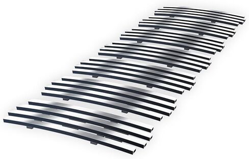 APS Compatible with Hummer H3 2006-2010 & 09-10 H3T Main Upper Stainless Steel Black 8x6 Vertical Billet Front Grill Grille Insert C66458J in Saudi Arabia