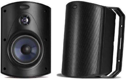 Polk Audio Atrium 6 Outdoor Speakers with Bass Reflex Enclosure (Pair, White) - All-Weather Durability | Broad Sound Coverage | Speed-Lock Mounting System (Renewed) in Saudi Arabia