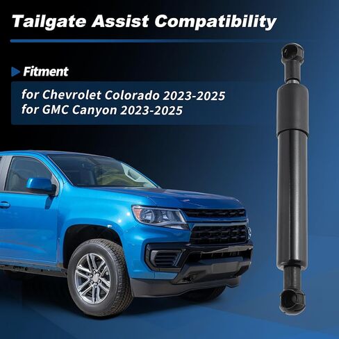 مجموعة مساعدة الباب الخلفي لسيارة شيفروليه كولورادو لسيارة جي إم سي كانيون 2023-2025 رافعة شاحنة خفيفة لنقل السلع مجموعة مساعدة للباب الخلفي دعامة دعم الرفع in Kuwait