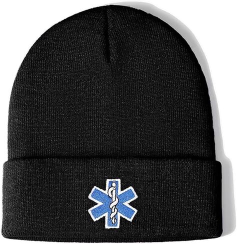 قبعة EMT للرجال والنساء ذات أساور دافئة مطرزة على شكل نجمة الحياة للمسعفين والفنيين الطبيين في حالات الطوارئ in Kuwait