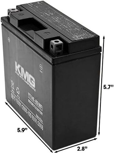 KMG YT14B-BS Sealed Maintenance Free 12V Battery High Performance SMF OEM Replacement Powersport Motorcycle ATV Scooter Snowmobile Watercraft in Saudi Arabia