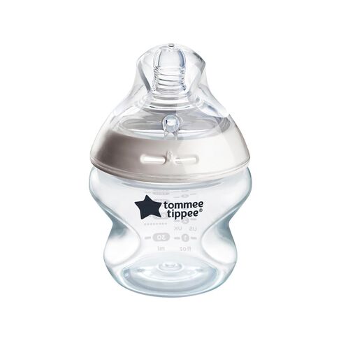 Tommee Tippee Natural Start Newborn Baby Bottles, 5 oz with Slow Flow Breast-Like Nipples for A Natural Latch, Self-Sterilizing and BPA Free, Cowboy Theme, Pack of 2 in Saudi Arabia
