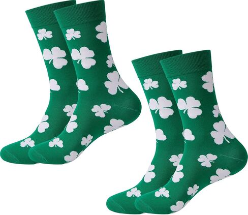 Men St Patricks Day Socks Adult Cotton Funny Socks in Saudi Arabia