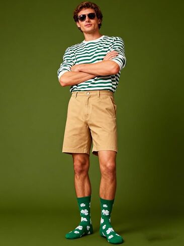 Men St Patricks Day Socks Adult Cotton Funny Socks in Saudi Arabia