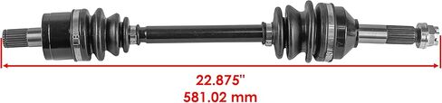 محاور كالتريك الأمامية والخلفية اليسرى واليمنى متوافقة مع Kawasaki Brute Force 750 Kvf750 4X4I 2005 2006 2007 in Saudi Arabia