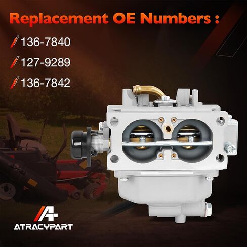 المكربن ​​متوافق مع Toro TimeCutter ZTR 6000 MX4250 MX4275 MX5050 MX5475 ZS5000 MyRide 54 بوصة 60 بوصة، يناسب سلسلة Exmark Quest E-Series S، يستبدل #136-7840 127-9289 136-7842، مع مضخة الوقود in Saudi Arabia