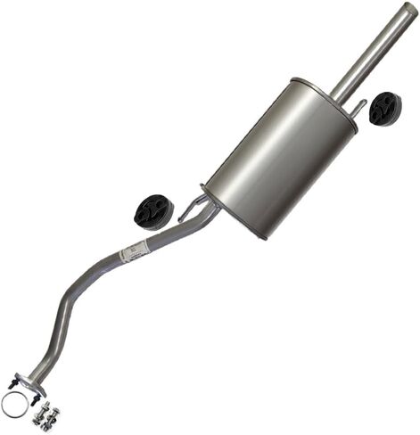 Northeastern Exhaust | Stainless Steel Exhaust Muffler Compatible for Nissan Versa 2012-2018 1.6L | Free Gasket, Hanger and Bolts & Nuts Included | Automotive Replacement Part in Saudi Arabia