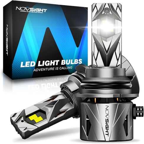 NOVSIGHT H11 LED Fog Lights Bulbs - 55000 Lumens,100000 Hours Lifespan,6500K Cool White Light,Efficent Cooling System, Pack of 2 in Saudi Arabia