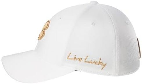 Black Clover Spring Luck Nugget S/M White Hat with Inca Gold HD Clover Patch in Saudi Arabia
