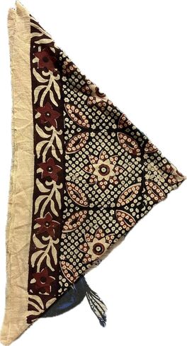 عصابة رأس بوهو شيك، باندانا مطبوعة بالأزهار، وشاح باندانا مصنوع يدويًا، غطاء رأس عصري، وشاح شمسي قطني وشاح رأس بوهيمي، باندانا عصرية للنساء in Kuwait