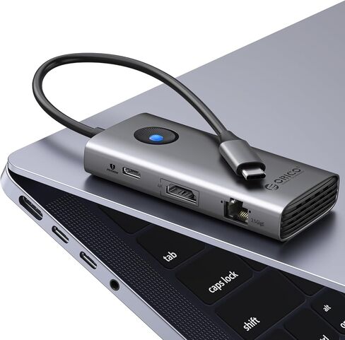ORICO USB C Docking Station Dual Monitor, 8-in-1 USB C Hub with 2 HDMI 4K@60Hz Ports, 100W PD Charging, USB-A&C 3.0, SD/TF for Laptop MacBook Dell PW11-8PH in Saudi Arabia
