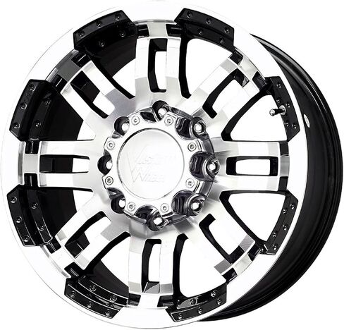 Vision Warrior 375 Gloss Black Wheel with Machined Face (18x8"/5x150mm) in Saudi Arabia