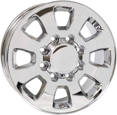 عجلات OE مقاس 18 بوصة CV75A تناسب طراز سييرا 2500/3500 8x165.1 18x8 كروم - هولاندر 5501 (1) in Saudi Arabia