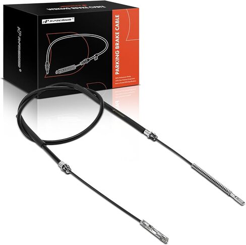A-Premium Rear Driver Side Parking Brake Cable Assembly Compatible with Chevrolet, GMC and Isuzu Models: S10 1998-2004, Sonoma 1998-2004, Hombre 1998-2000 - Replace# 15052596, 15724594 in Saudi Arabia
