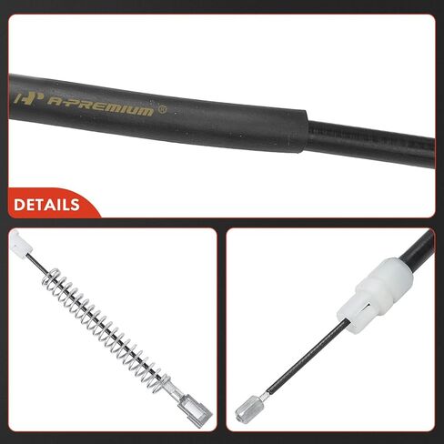 A-Premium Rear Driver Side Parking Brake Cable Assembly Compatible with Chevrolet & GMC Models: Silverado 3500, Silverado 3500 Classic, Silverado 3500 HD, Sierra 3500, Sierra 3500 Classic in Saudi Arabia