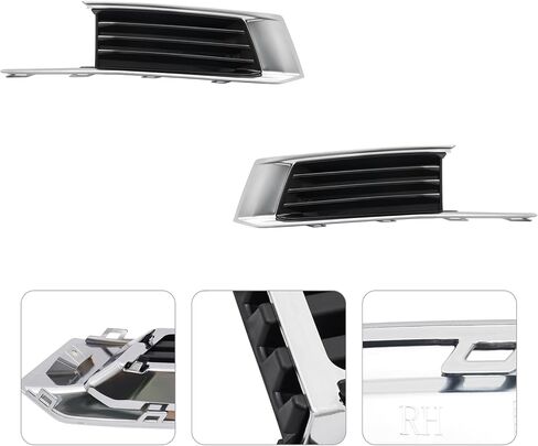 Fog Light Cover for Cadillac XTS 2018-2019,Left Driver Right Passenger Side Fog Lamp Cover Replacement,KD569903222 KD569903221 in Kuwait