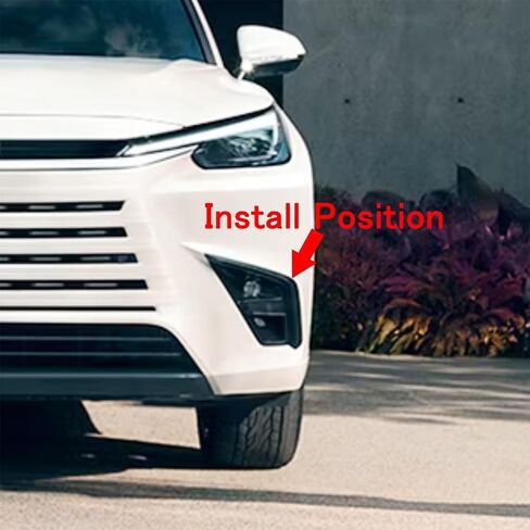 Beautost يصلح لكزس جديد TX TX350 2024 2025 2026 الجبهة الضباب ضوء غطاء المصباح الزخارف in Saudi Arabia