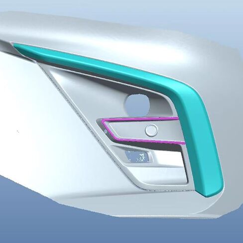 Beautost يصلح لكزس جديد TX TX350 2024 2025 2026 الجبهة الضباب ضوء غطاء المصباح الزخارف in Saudi Arabia