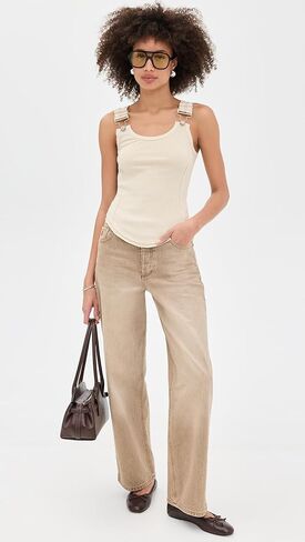 Free People Women's Jamie Buckle Tank in Saudi Arabia