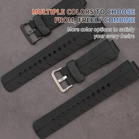 حزام ساعة بديل من الراتنج/حزام الساعة لـ Casio G-300-2A G-300-3A G-300-4A G-301B-1A G-301BR-1A G-306X-1A G-350-2A G-350-5A in Kuwait